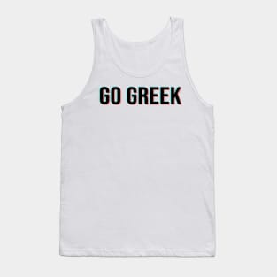 3D GO GREEK Tank Top